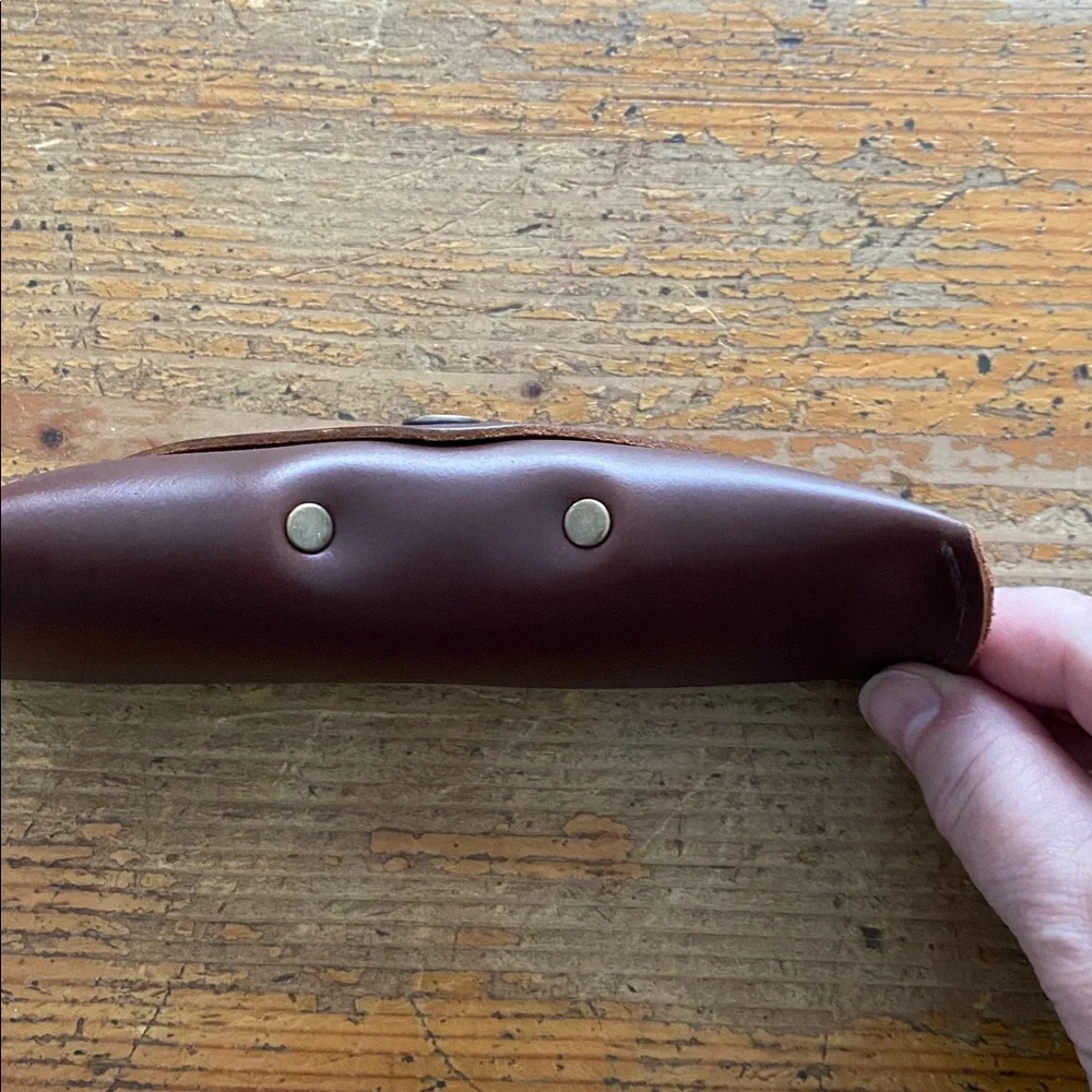 Portland Leather Goods Brown Leather Eyeglass Case - Picture 2 of 5